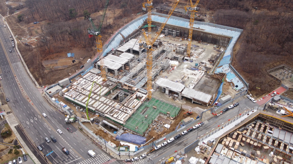 고양 향동지구 5BL 지식산업센터 중 토공 및 흙막이공사