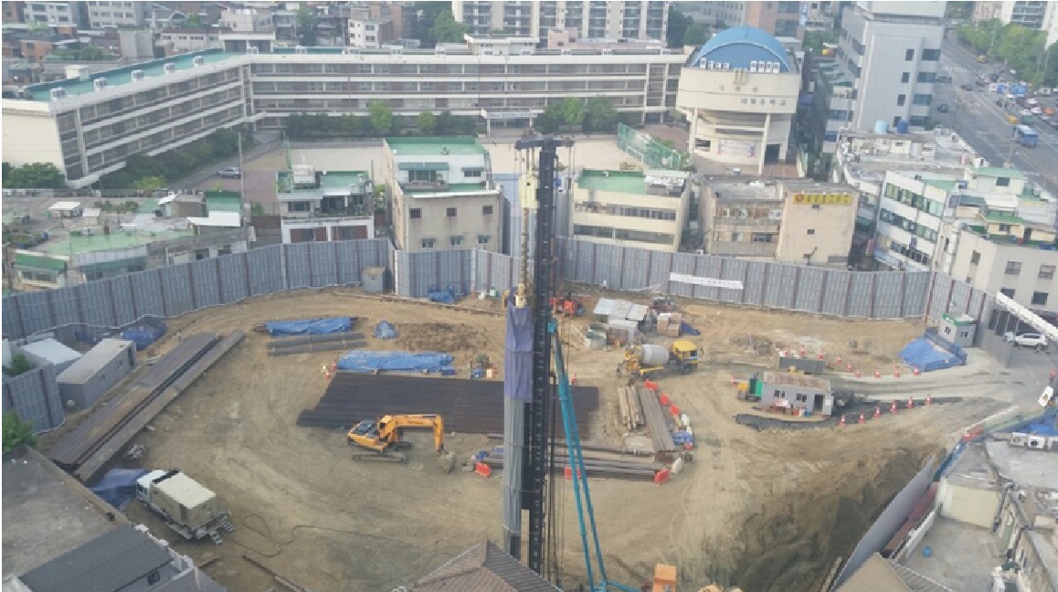 한림대강남성심병원제2신관연구동신축공사 토공사